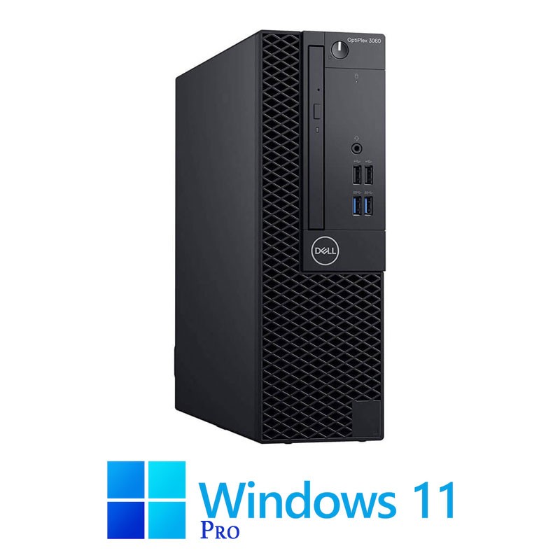 Calculatoare Dell OptiPlex 3060 SFF, Hexa Core i5-8500, 16GB DDR4, SSD, Win 11 Pro