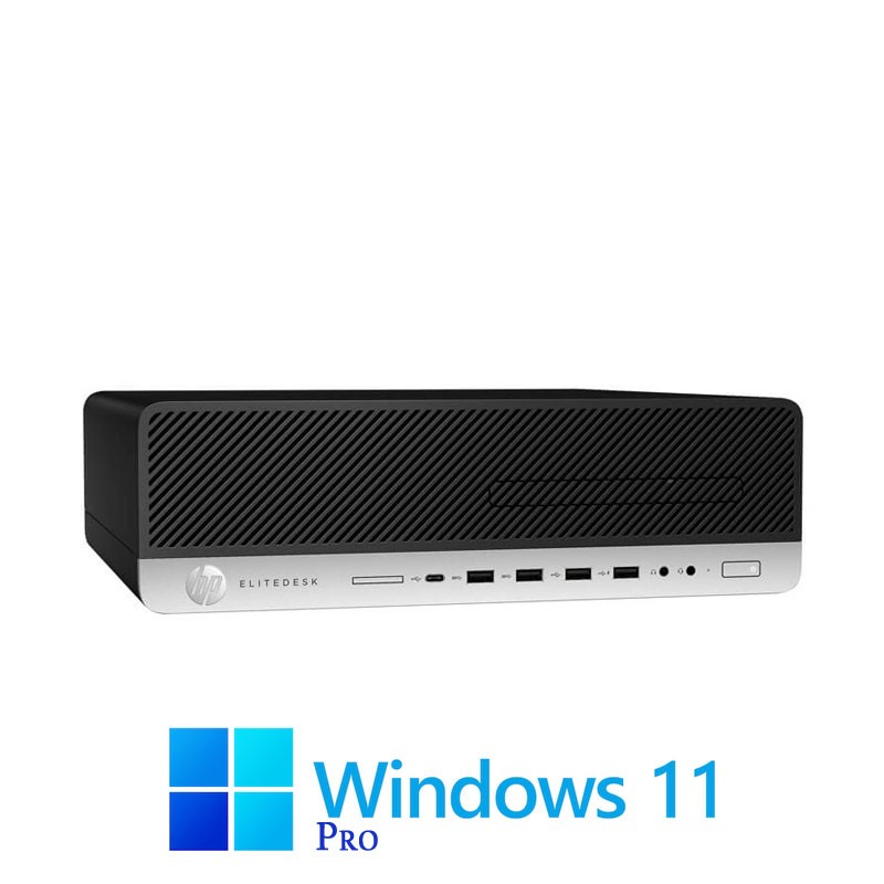 Calculatoare HP EliteDesk 800 G4 SFF, i5-8500, 16GB DDR4, 256GB SSD, Win 11 Pro