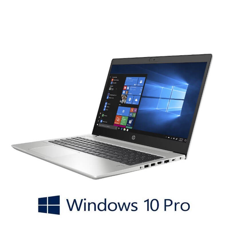 Laptopuri HP ProBook 450 G7, Quad Core i5-10210U, 256GB SSD, FHD IPS, Win 10 Pro