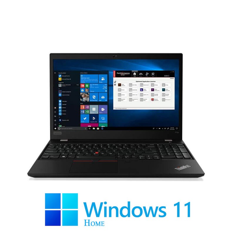 Laptopuri Lenovo P15s Gen 1, i7-10610U, SSD, Display NOU, Quadro P520, Win 11 Home