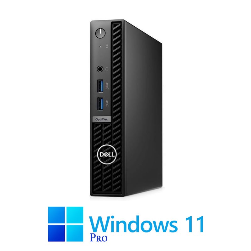 Mini Calculatoare Dell OptiPlex 7010, Intel i5-13500T, 16GB DDR4, 256GB SSD, Win 11 Pro