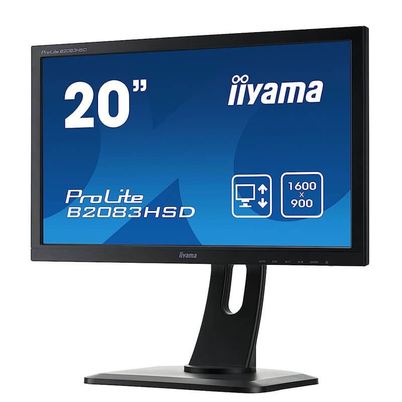 Monitor LED Iiyama ProLite B2083HSD-B1, 19.5 inci Widescreen