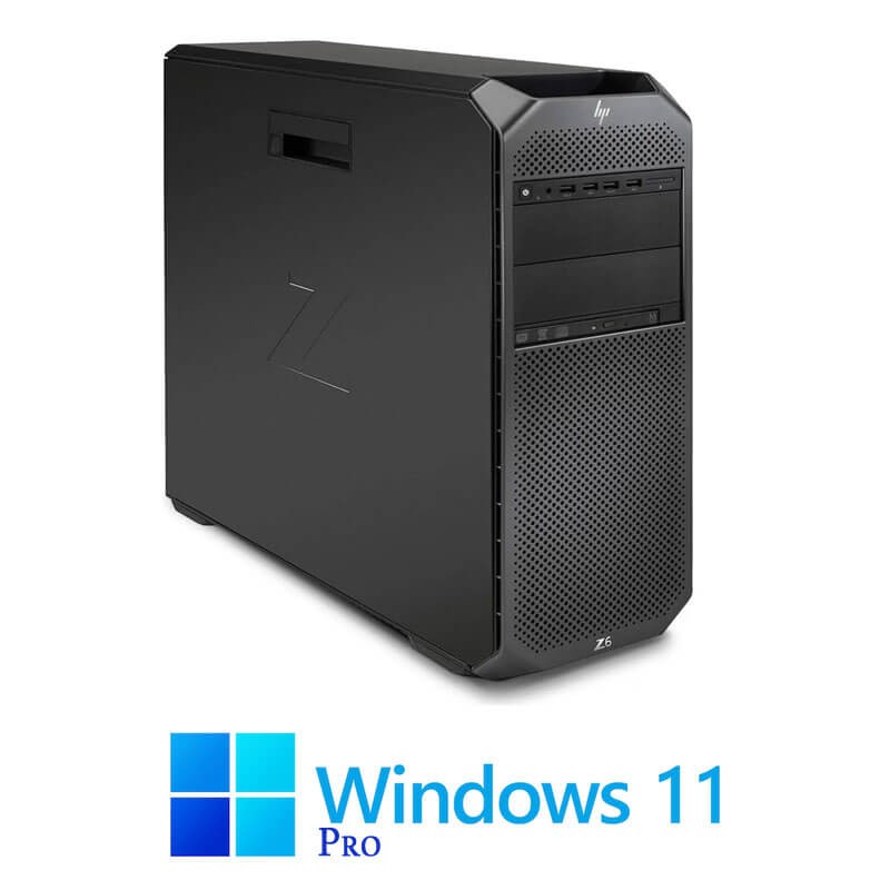 Statie grafica HP Z6 G4, 2 x Gold 6138 20-Core, 128GB DDR4, RTX 4000 8GB, Win 11 Pro