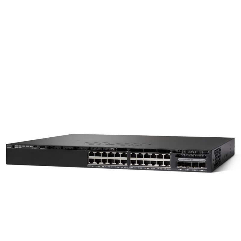 Switch Cisco Catalyst WS-C3650-24PS-L PoE+, 24 x Rj-45 10/100/1000Mbps