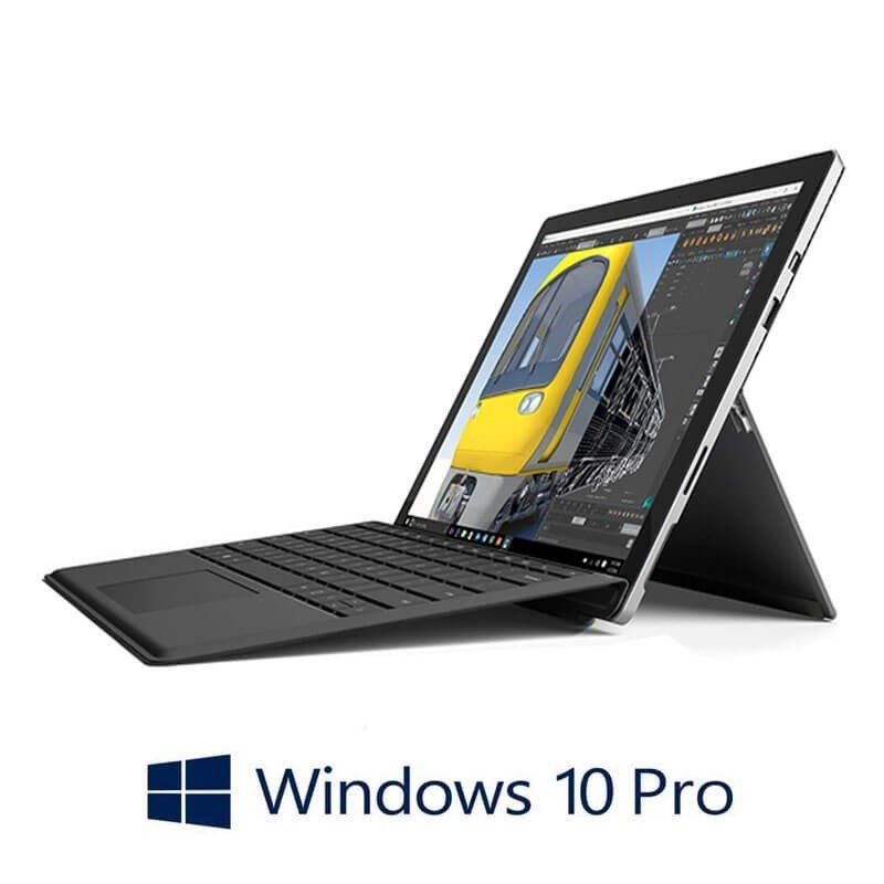 Tableta Microsoft Surface Pro 4, Intel i5-6300U, 256GB SSD, 2K, Webcam, Win 10 Pro
