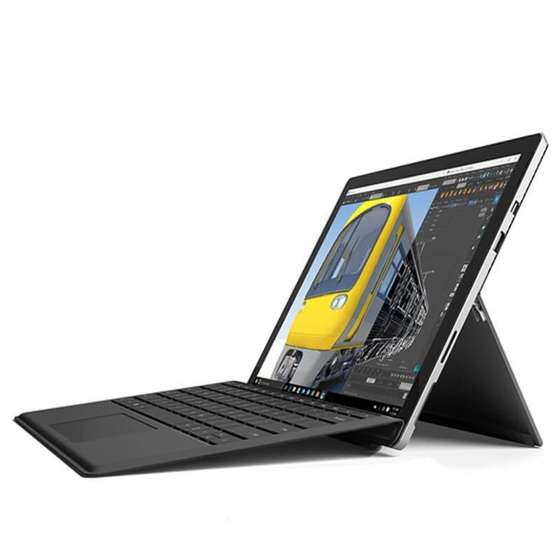 Tableta second hand Microsoft Surface Pro 4, Intel i5-6300U, 256GB SSD, 12.3 inci 2K, Webcam