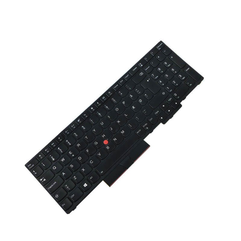 Tastatura Iluminata Lenovo ThinkPad T580/P52s/L590/T15 Gen 1/2, Layout: QWERTY DK
